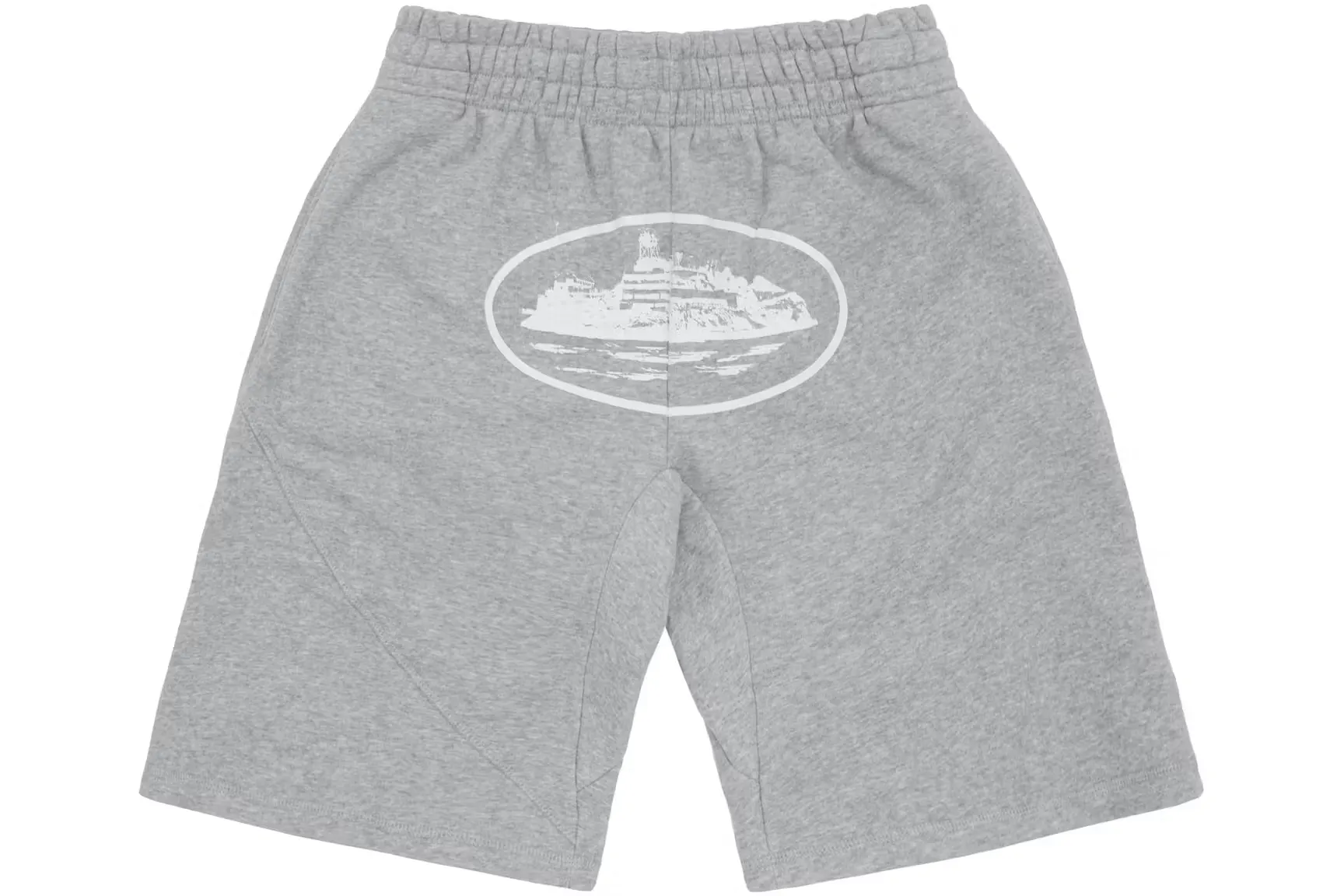 Corteiz OG Alcatraz Shorts Heather Grey