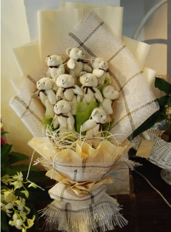 Cartoon bouquet-beautiful blessing