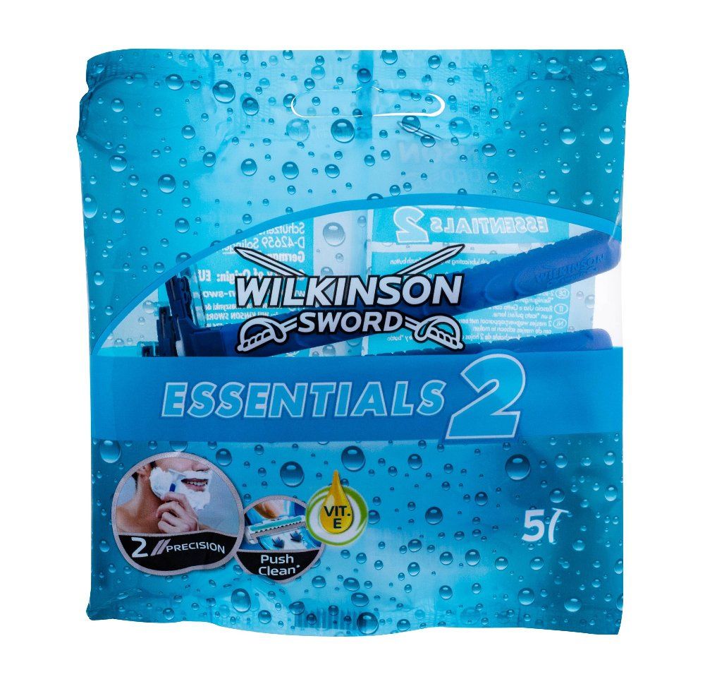 Essentials 2 Disposable Razors For Men 5's Pack