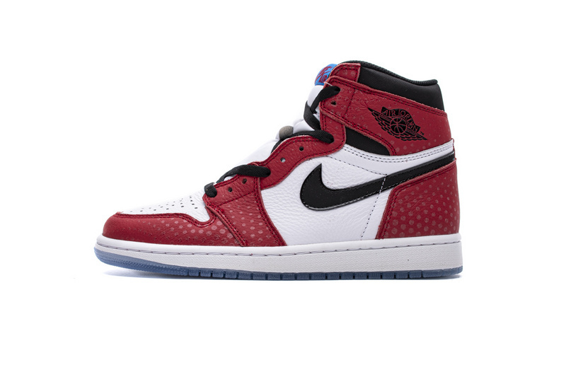 Air Jordan 1 Retro High Spider-Man Origin Story 555088-602