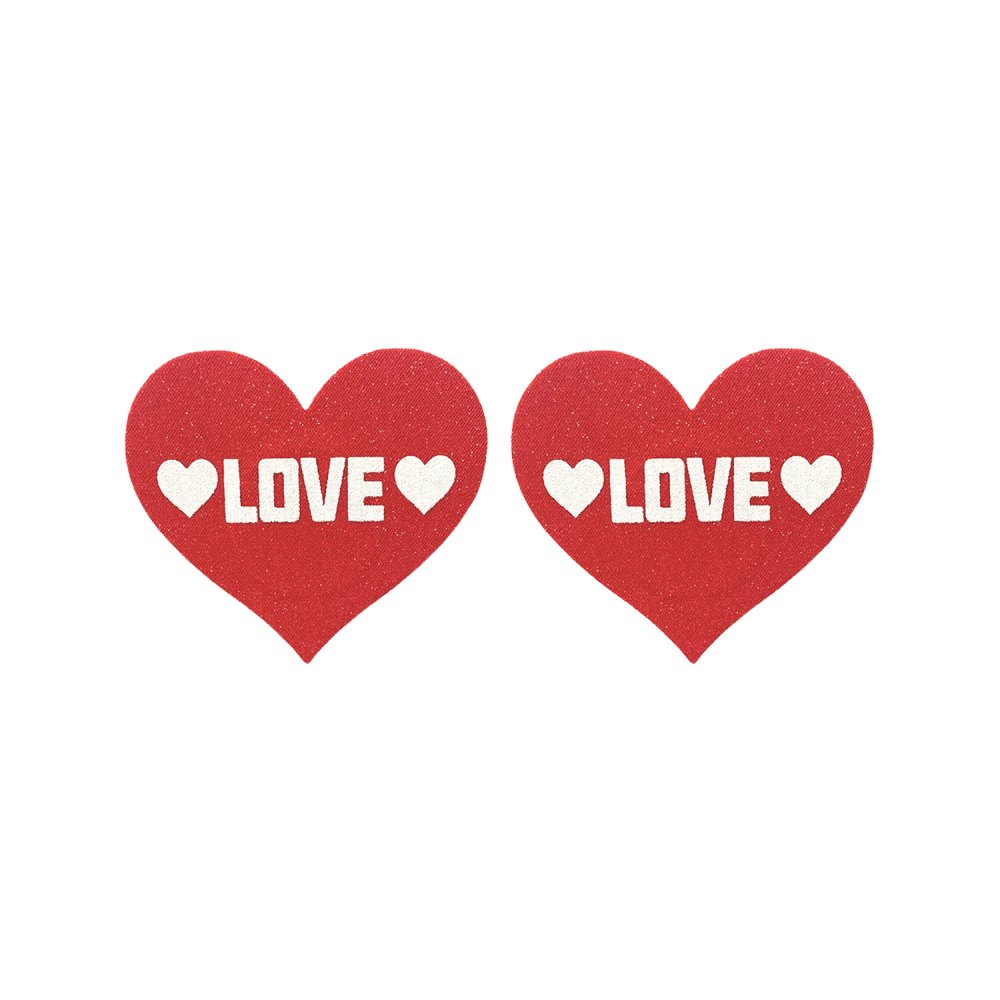 Love Nipple Covers - Red
