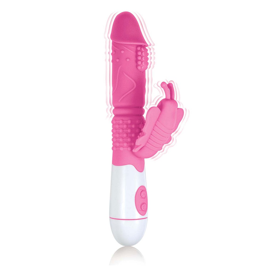 Lotus #4 Rabbit Vibrator - Pink