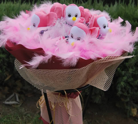 Cartoon bouquet - Naughty Monkey