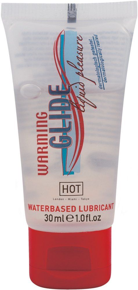 Glide Liquid Pleasure Warming Lube Water-Based - 30ml