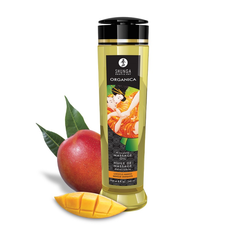 Organica Kissable Massage Oil Mango - 240ml