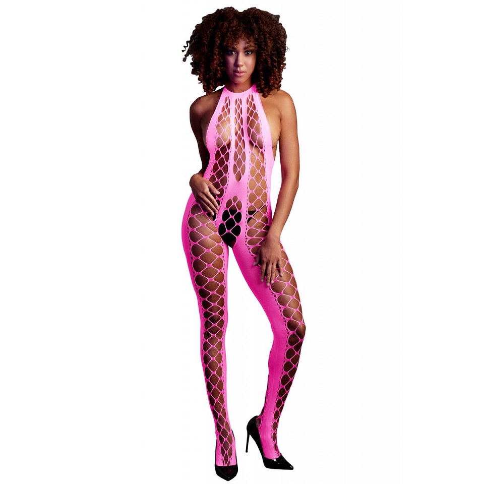 Glow In Dark Bodystocking - Pink