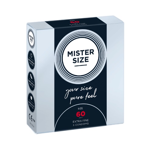 Condoms 60mm 3's Pack
