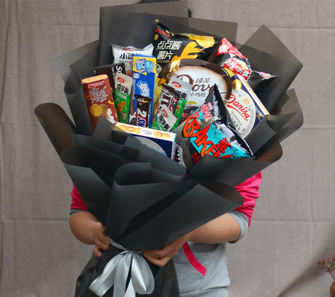 Internet celebrity snack bouquet