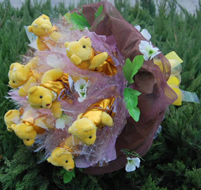 Cartoon bouquet-Happiness Agreement