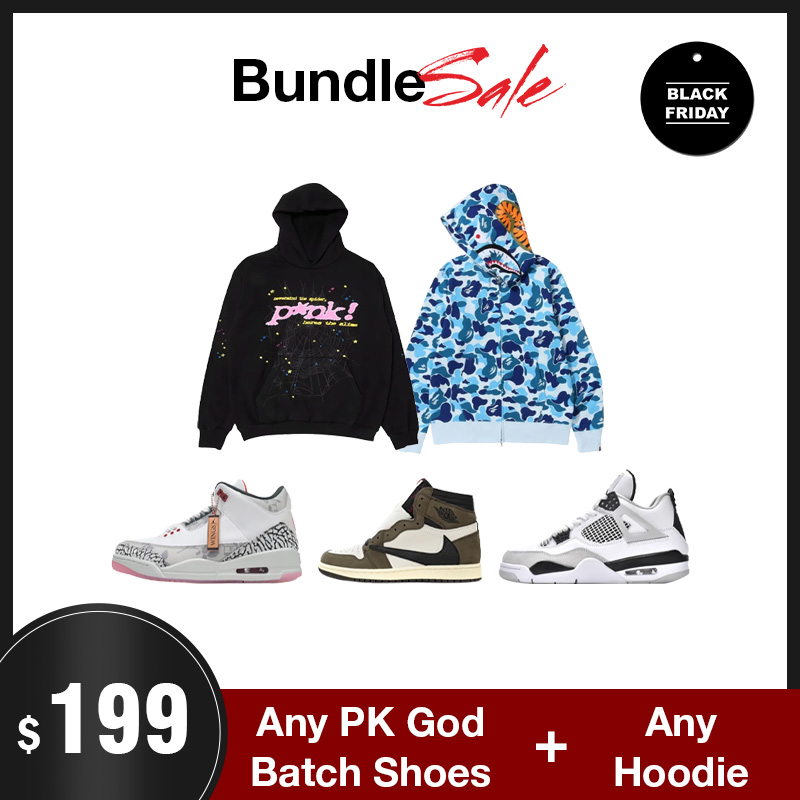 Any shoes＋Any Hoodie=$199