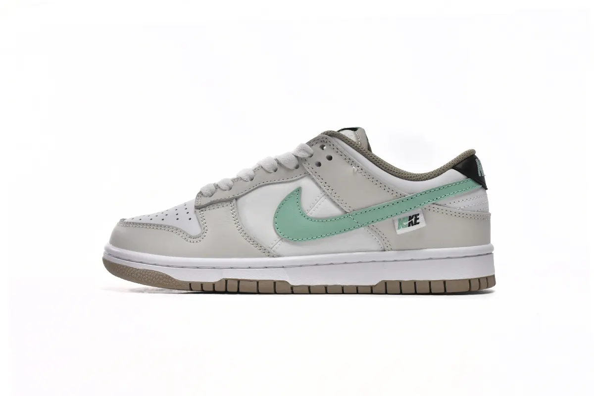 Nike Dunk Low Split Seam White Tan Mint (GS) DX6063-131