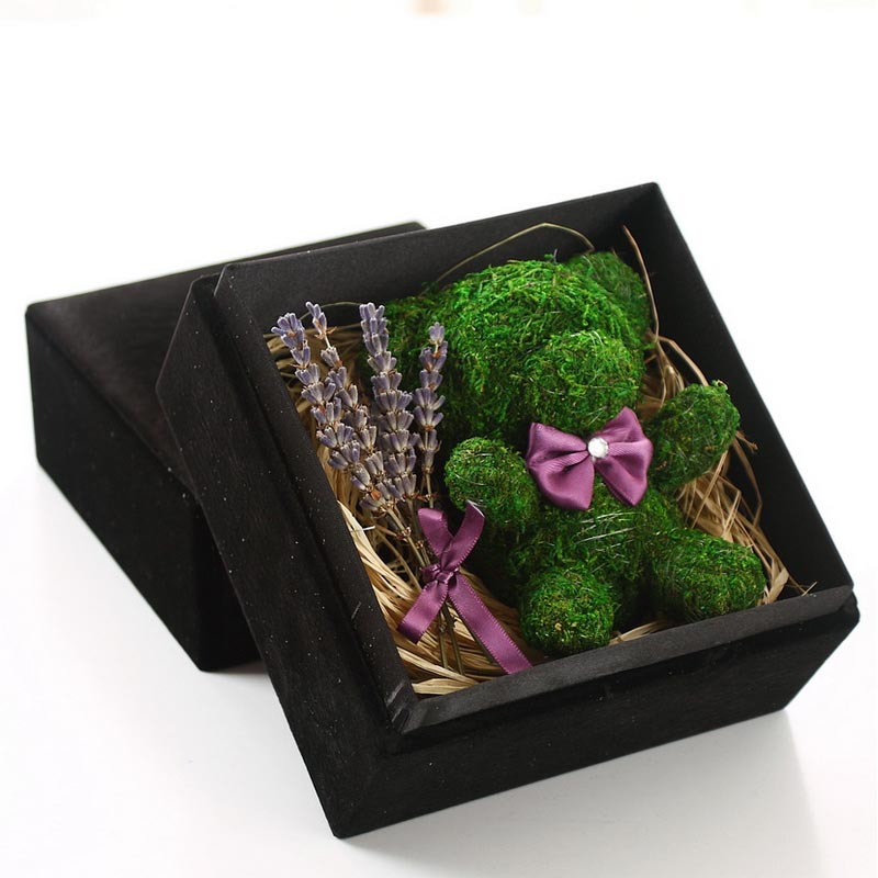 Preservation of flowers-Moss Bear