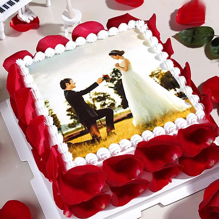 Digital Cake-Love Couple