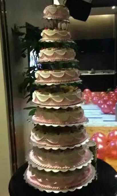 Fruit birthday cake