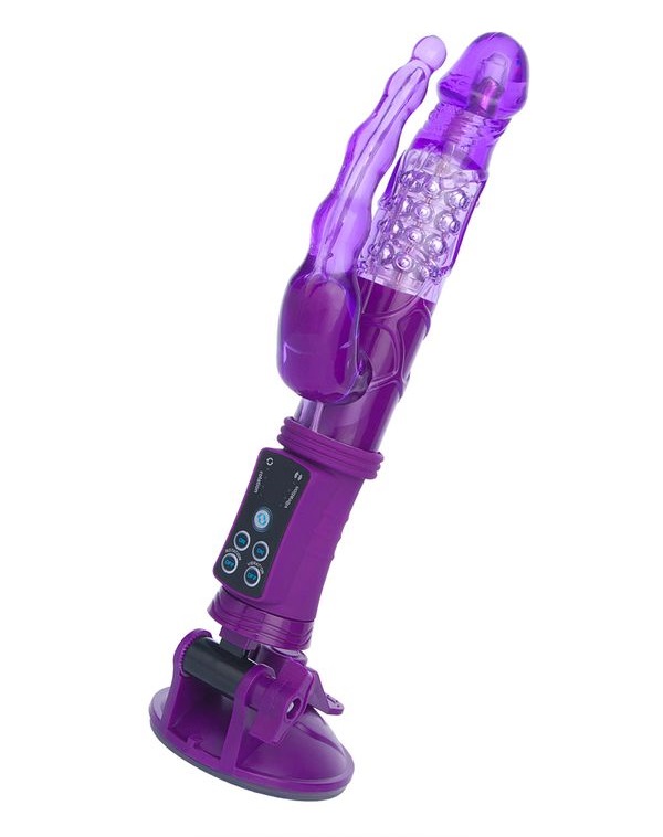 High-Tech Fantasy Double Vibrator - Purple