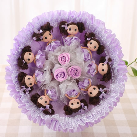 Confused Doll B-Purple