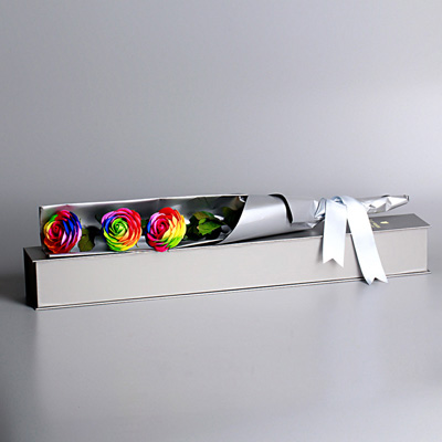 Colorful Soap Flowers-3 packs