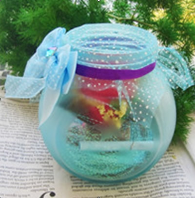 Preserve flowers Wishing bottle