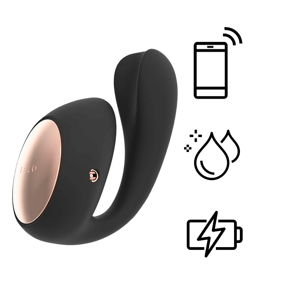 Ida Wave APP Dual Vibrator - Black