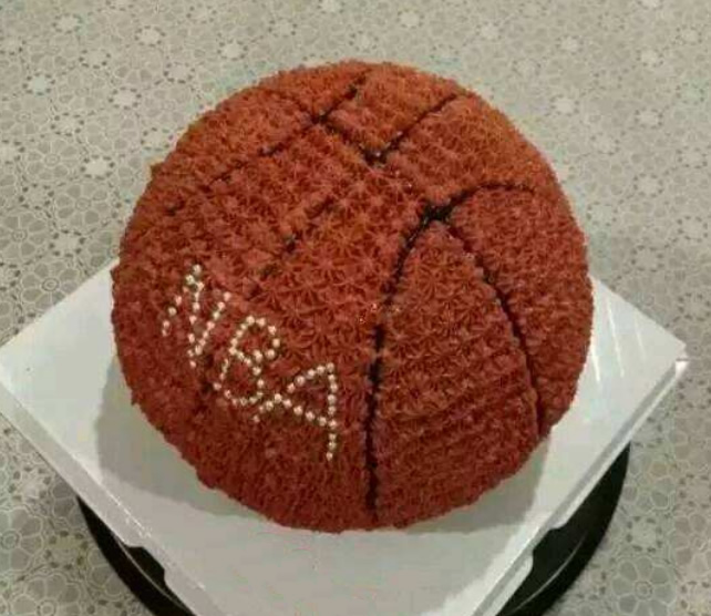 Basketball Cake-Happy Heart