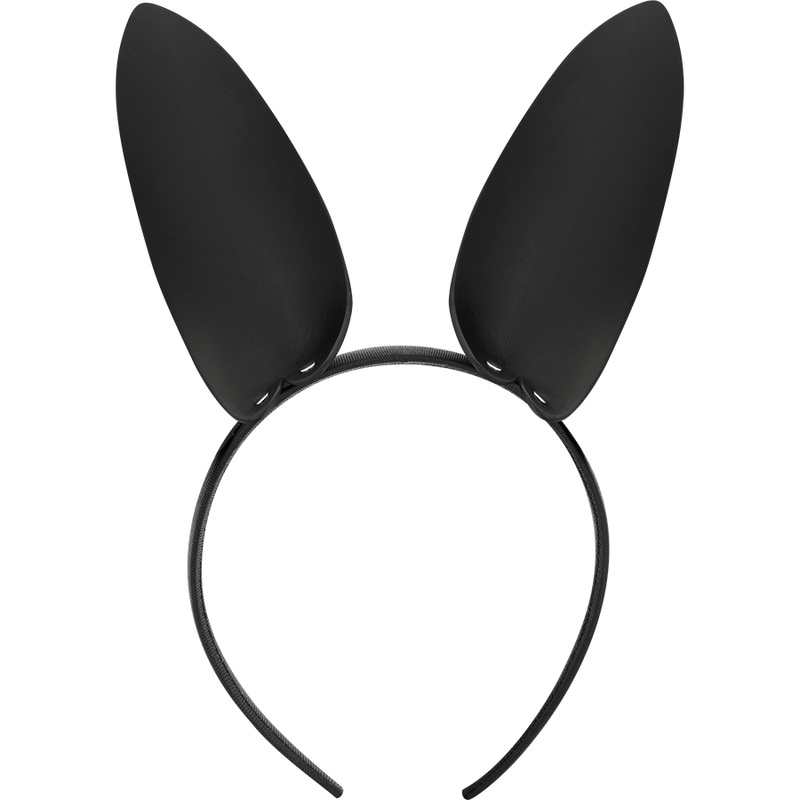 Headband W Bunny Ears - Black