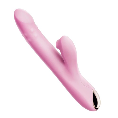Leominor Kissing Thrusting Vibrator - Pink