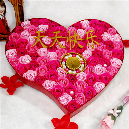 100 Happy Everyday Bracelet Red Pink
