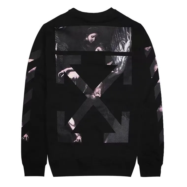 OFF WHITE Angel religious crew neck sweatshirt