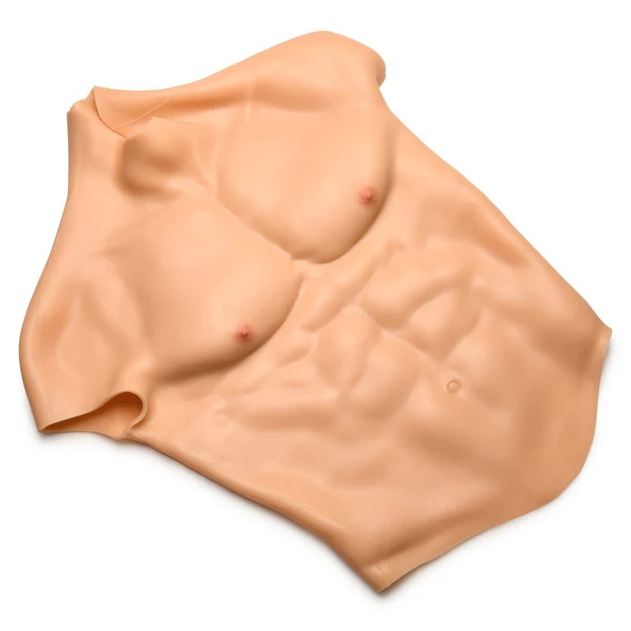 Ripped Silicone Male Chest S
