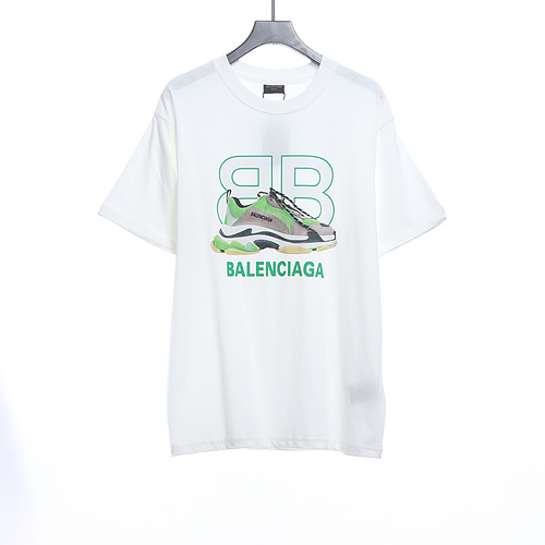 Balenciaga lettering short sleeve