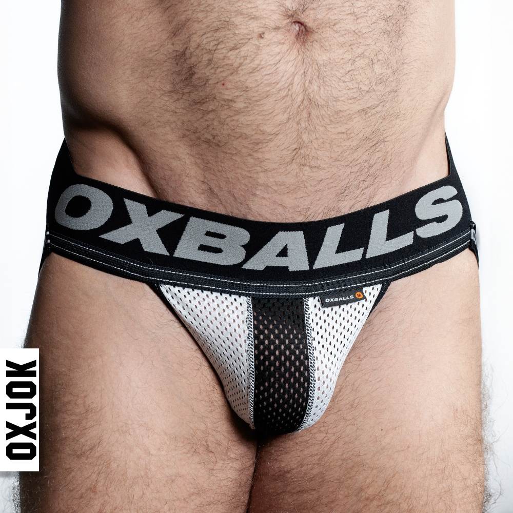 Airmesh Jockstrap W Ring - Ice White - XXL