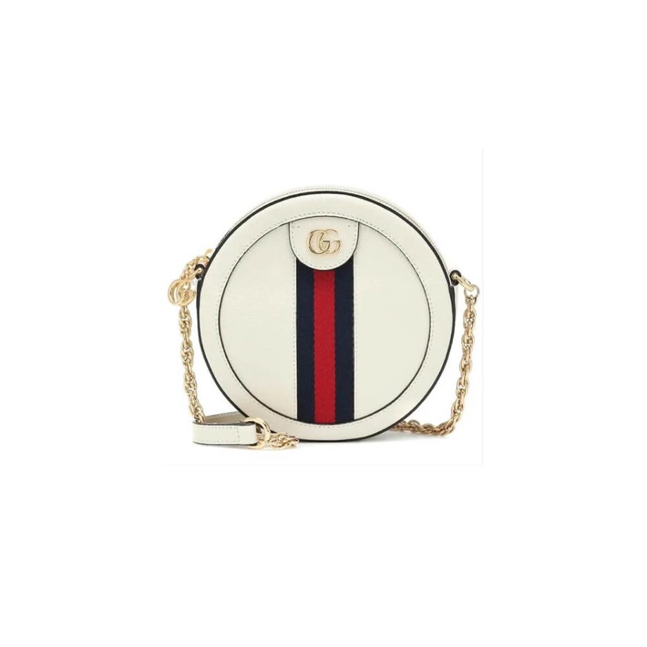 Ophidia GG mini round shoulder bag