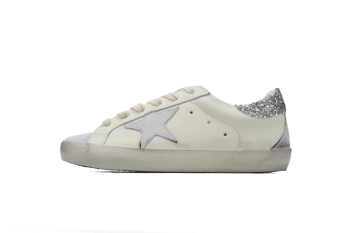 Golden Goose Super Star ‘Sparkling Silver Heel’