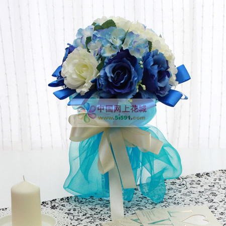Simulated flower bouquet love promise