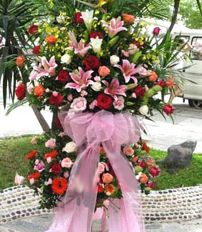 Celebration flower basket