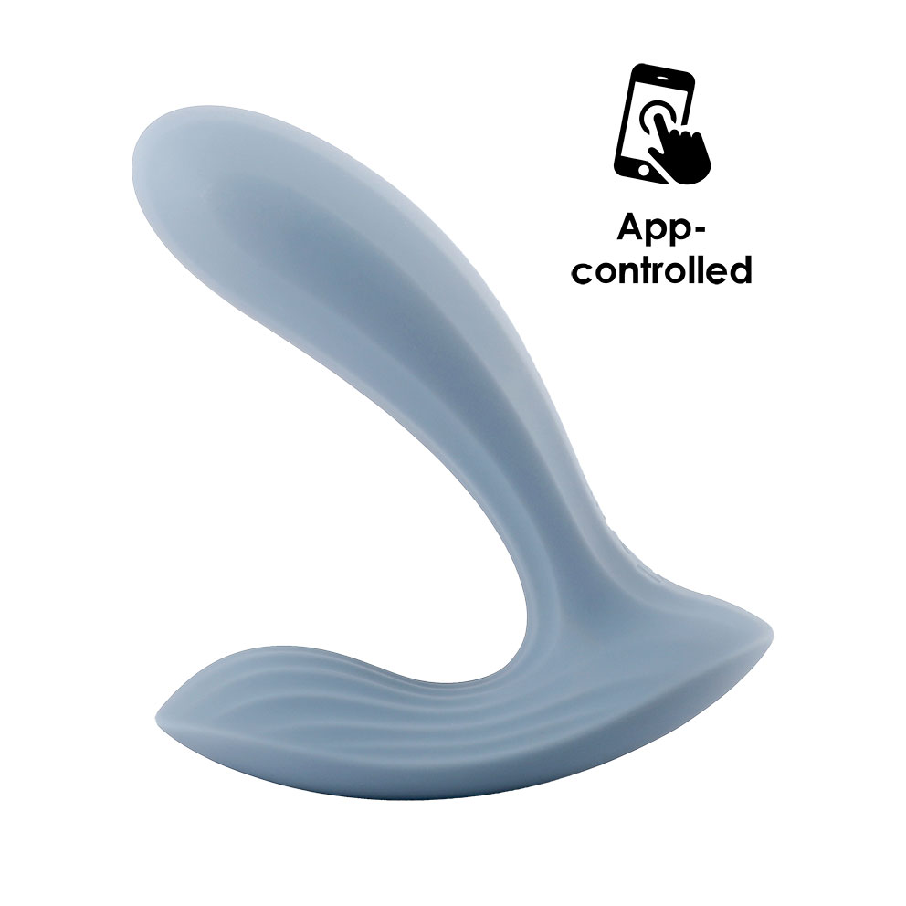 Erica APP Wearable Vibrator - Dusty Blue