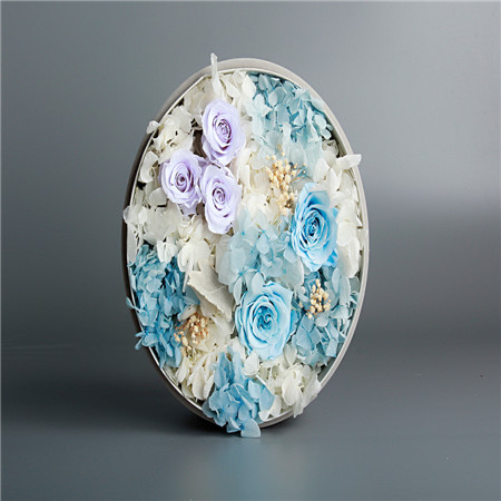 Big round box sky blue