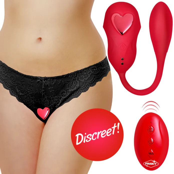 Double Love Connection Panty Vibe - Red