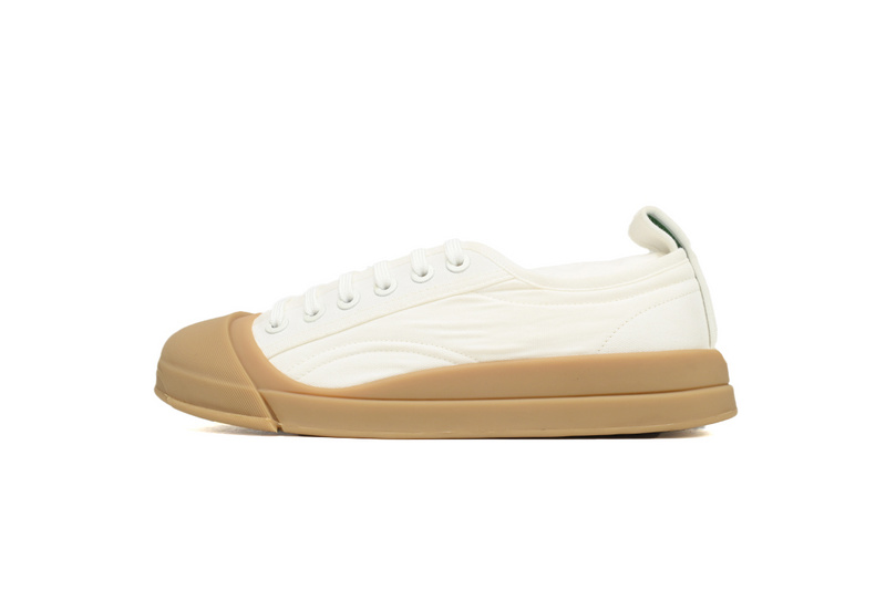 Bottega Veneta Vulcan Sneaker White Brown