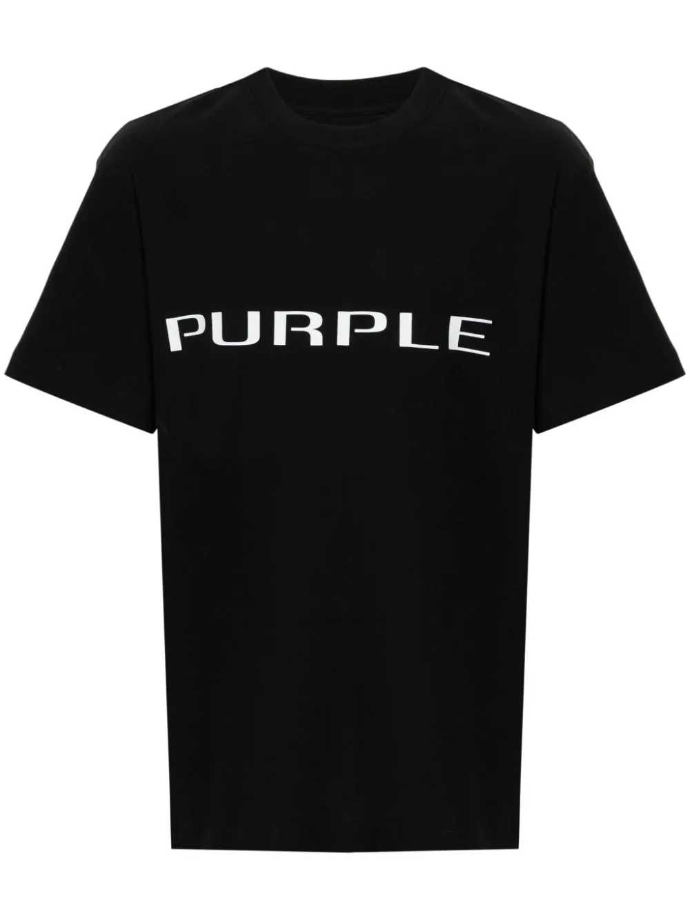 Purple Brand Wordmark Tee Black