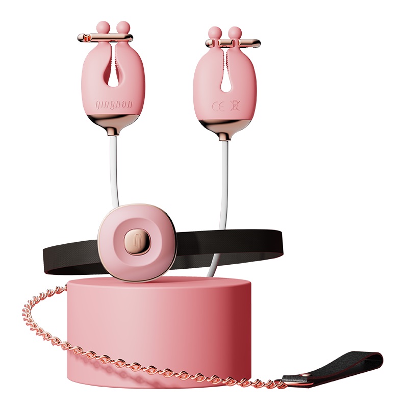 Vibro Nipple Clamps Set #2 - Pink