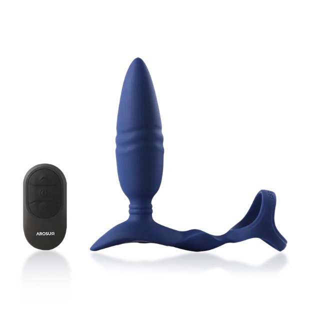 Ring’n’Rear Thrusting Plug - Blue