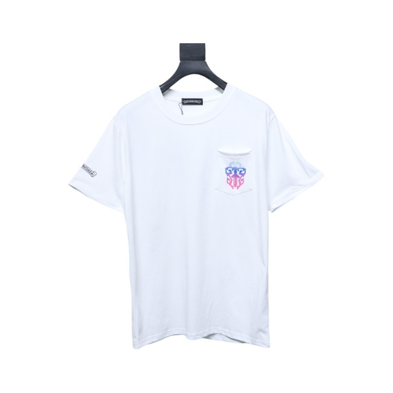 Chrome Hearts White Colorful Sanskrit Sword T-shirt