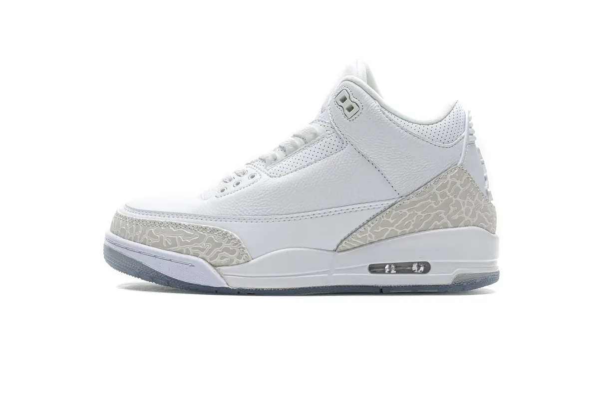 Air Jordan 3 Retro Pure White 136064-111