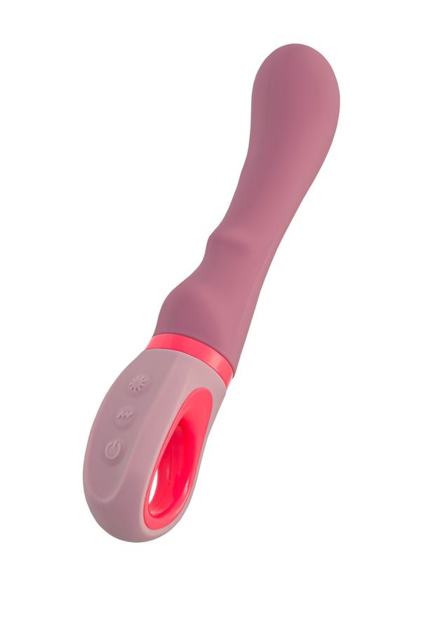 Rose 19cm Vibrator - Dusty Rose