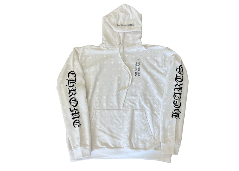 Chrome Hearts Plus Cross Horseshoe Hoodie White