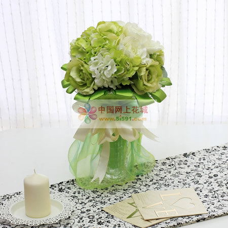 Simulated Flowers Holding Flowers, You Are in Your Life