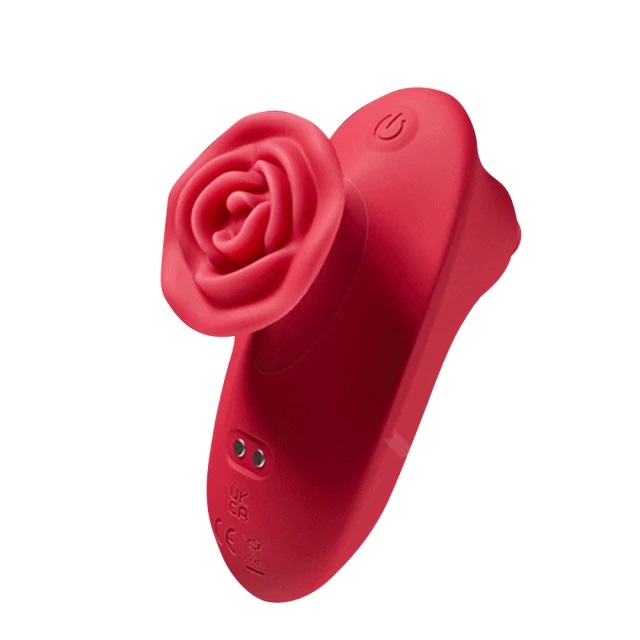 Rose Pluse Flapping Vibrator - Red