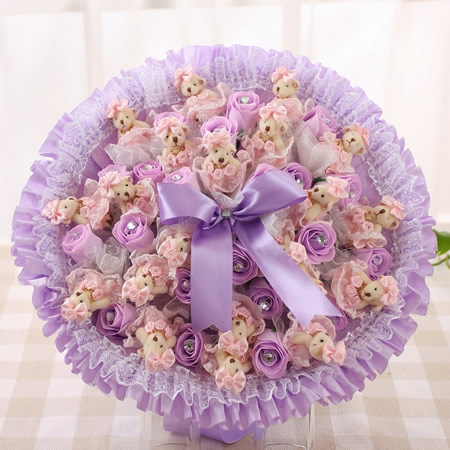 Confused Bear-Purple