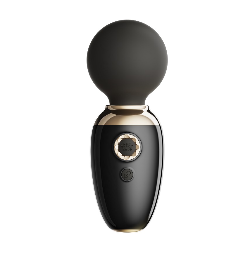 Ava APP Mini Wand Massager - Obsidian Black